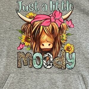 Gray women’s hoodie